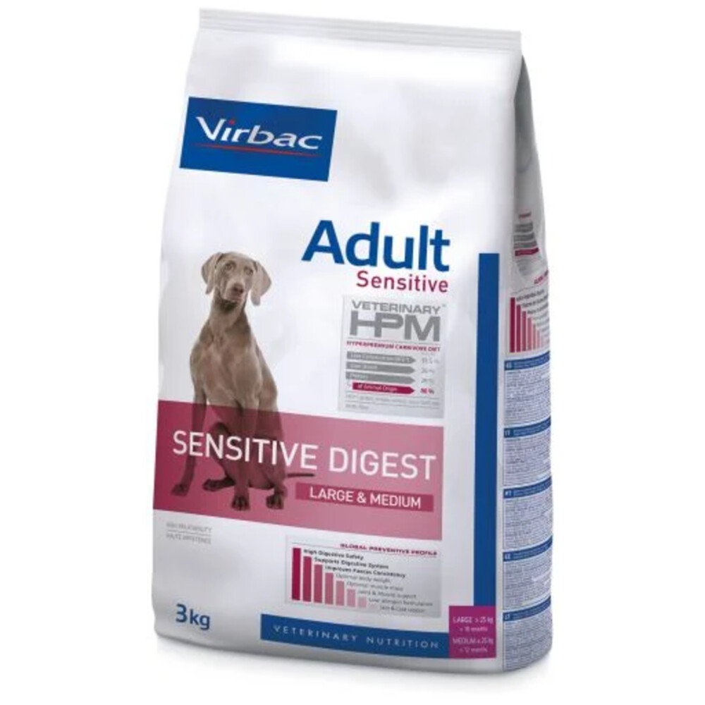 Virbac HPM Sensitive Digest Adult Large/Medium Hondenvoer 12 kg