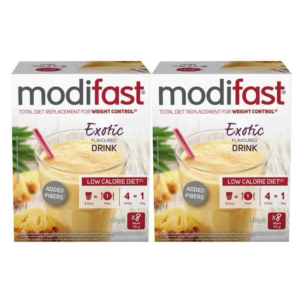 2x Modifast Intensive Milkshake Exotic 100 gr
