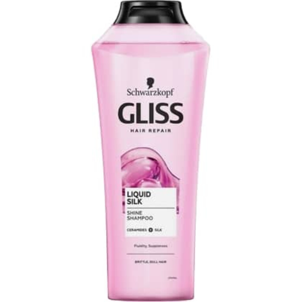 12x Gliss Shampoo Liquid Silk 400 ml