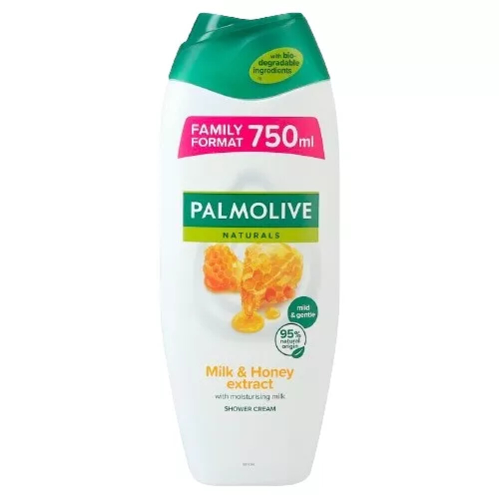 12x Palmolive Douchegel Milk&Honey 750 ml