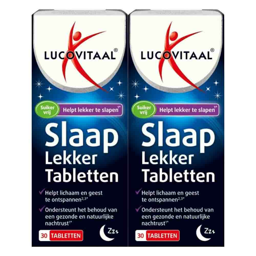 Gratis Verzending: 2x Lucovitaal Slaap Lekker 30 tabletten