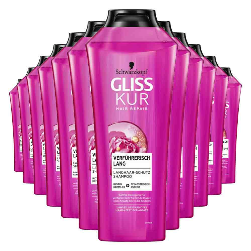 12x Gliss Shampoo Long&Sublime 400 ml