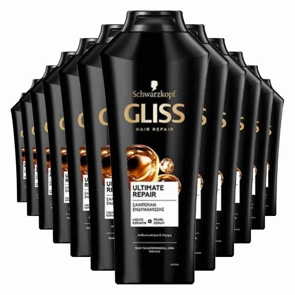 12x Gliss Shampoo Ultimate Repair 400 ml