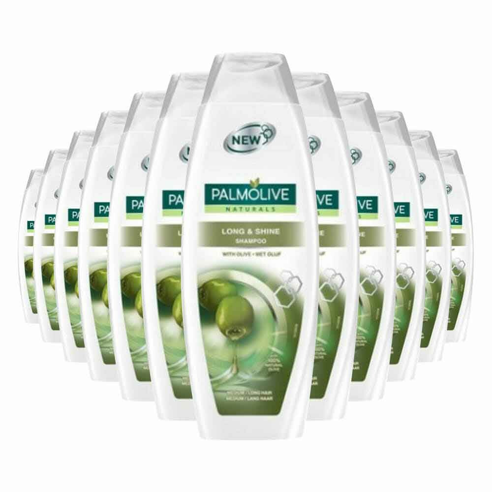 12x Palmolive Shampoo Long and Shine Olive Oil 350 ml