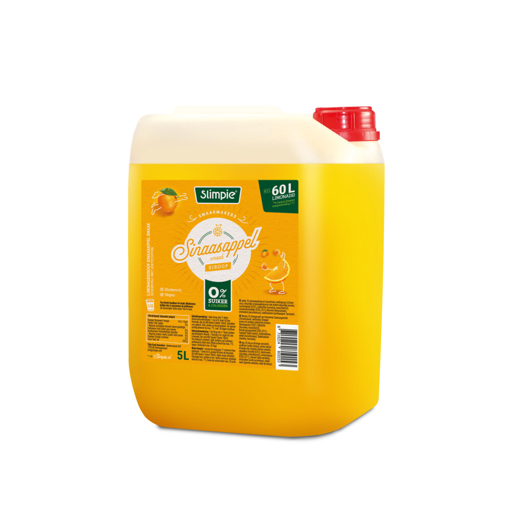 Slimpie Siroop Sinaasappel 5 liter