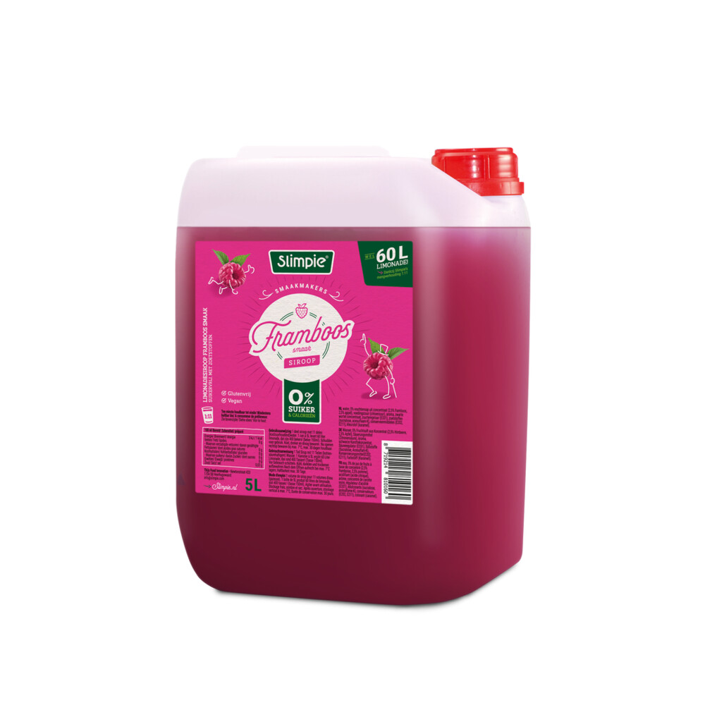 Slimpie Siroop Framboos 5 liter