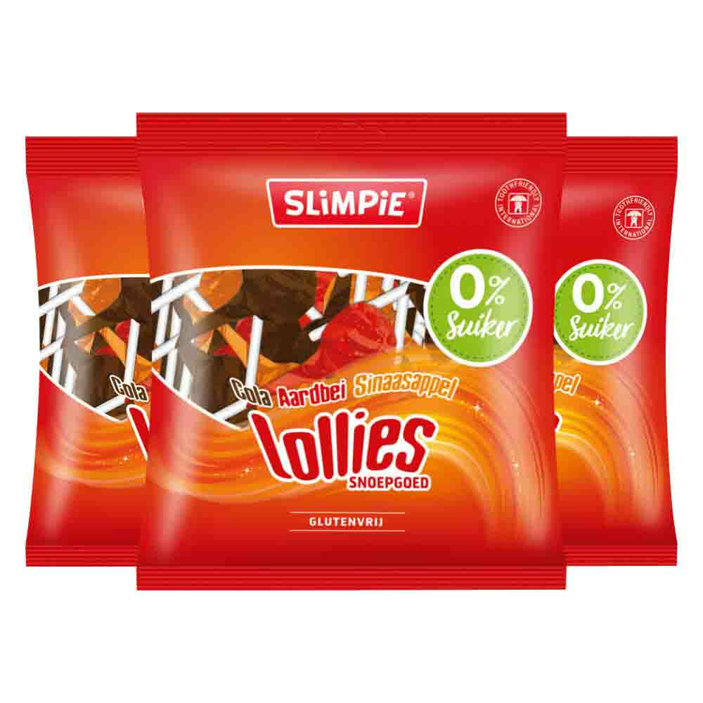 3x Slimpie Lollies 108 gr