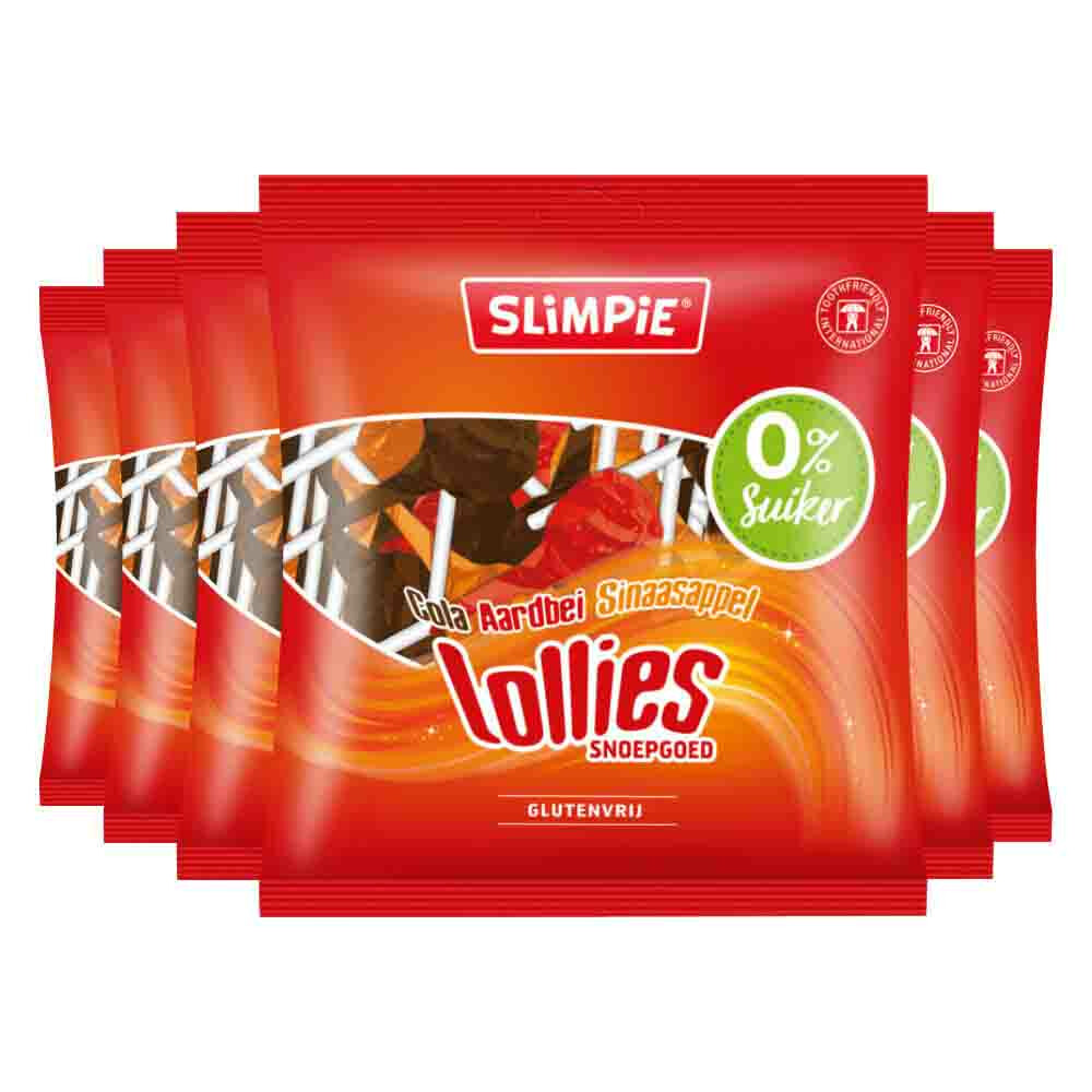 6x Slimpie Lollies 108 gr