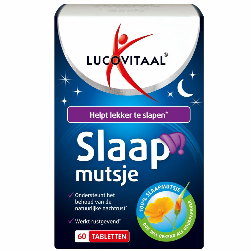 2+2 gratis: Lucovitaal Slaapmutsje 60 tabletten