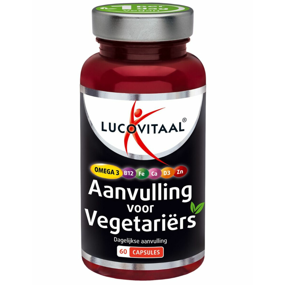 2+2 gratis: Lucovitaal Vega Aanvulling 60 capsules