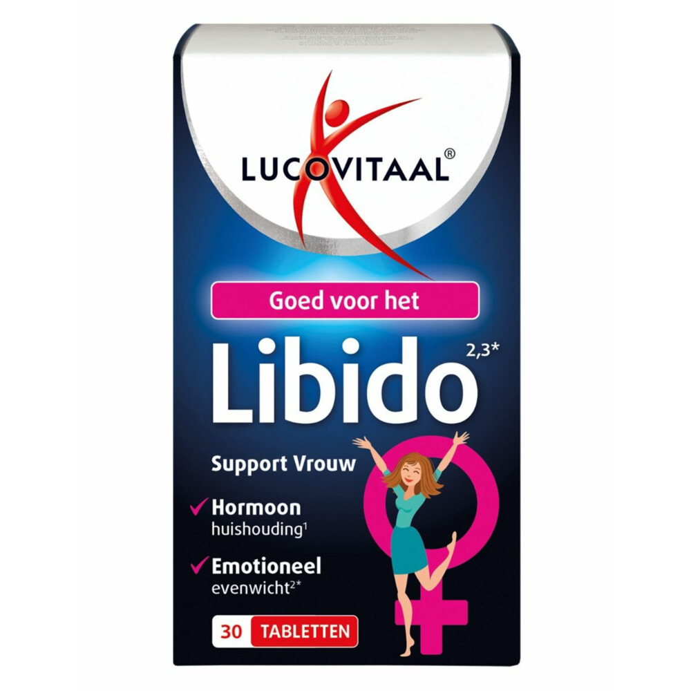2+2 gratis: Lucovitaal Libido Support Vrouw 30 tabletten