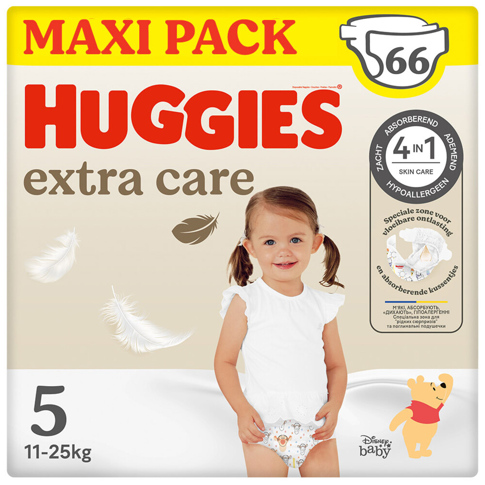 Huggies Extra Care Luiers Maat 5 (11 25 kg) 66 stuks