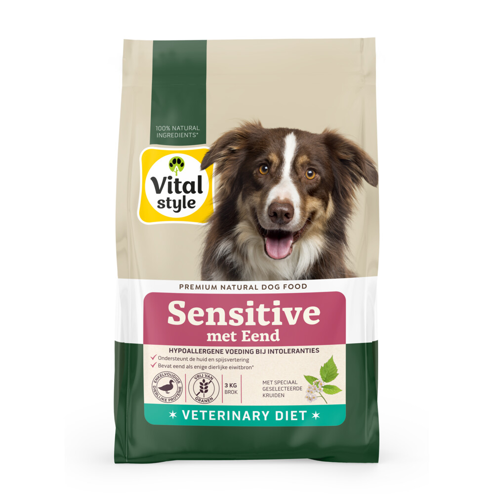 VITALstyle Hond Sensitive Eend 3 kg