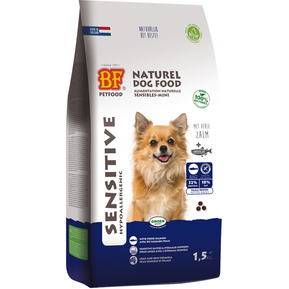 1+1 gratis: BF Petfood Small Breed Sensitive 5 kg