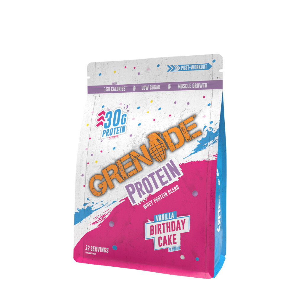 6x Grenade Protein Powder Birthday Cake 480 gr