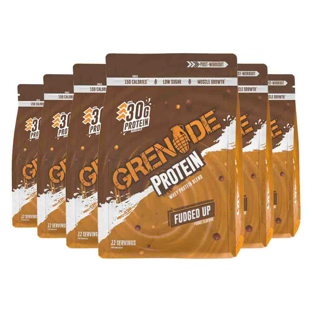 6x Grenade Protein Powder Fudged Up 480 gr