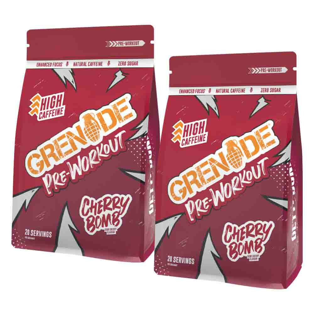 2x Grenade Pre Workout Cherry Bomb 330 gr