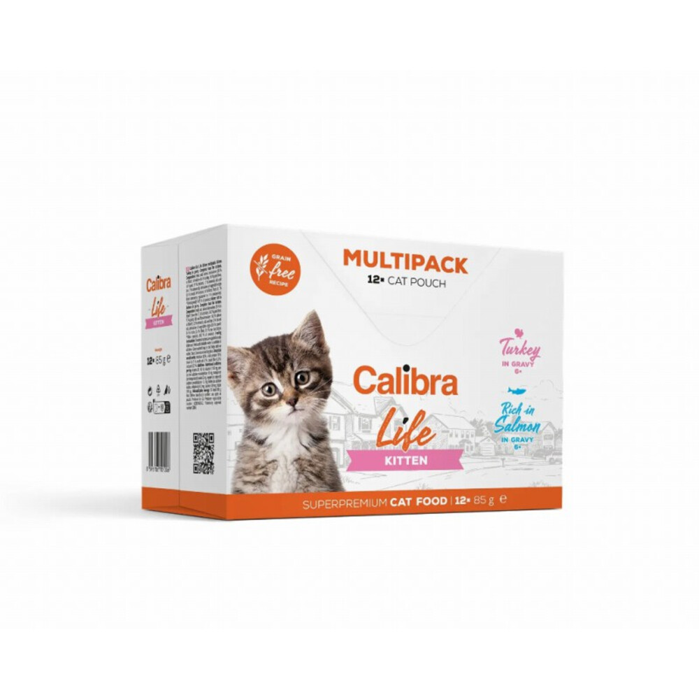 Calibra Life Kitten Multipack Kattenvoer Nat 12 x 85 gr