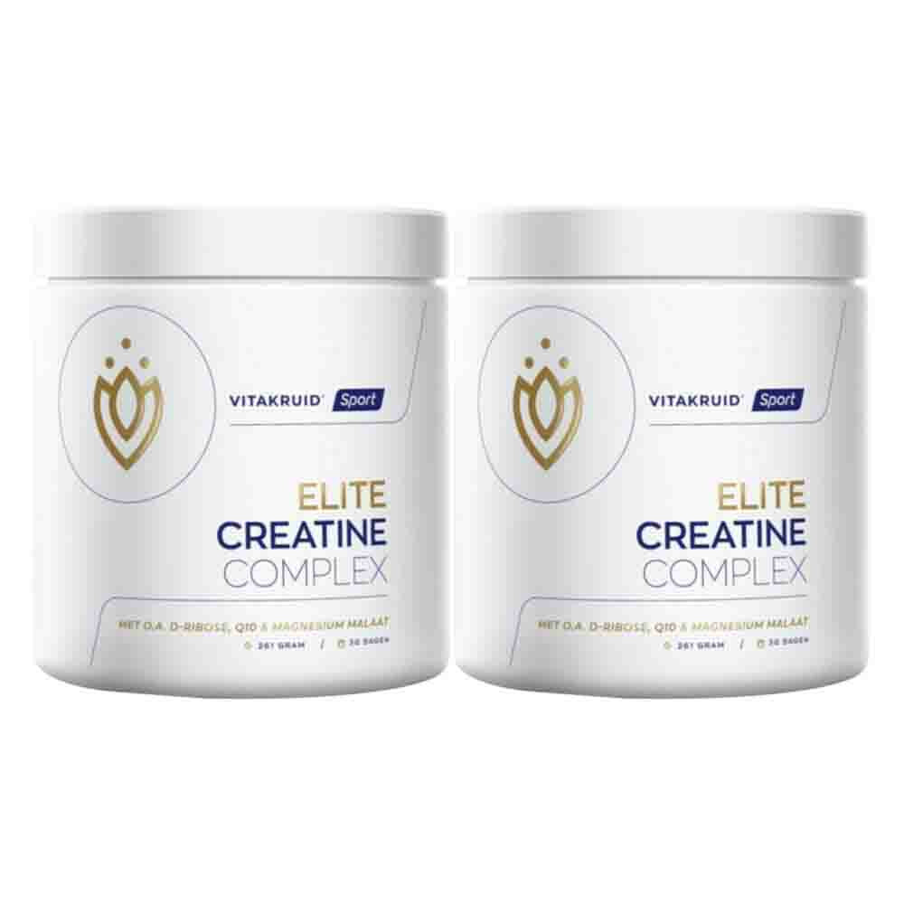 2x Vitakruid Elite Creatine Monohydraat Complex 261 gr