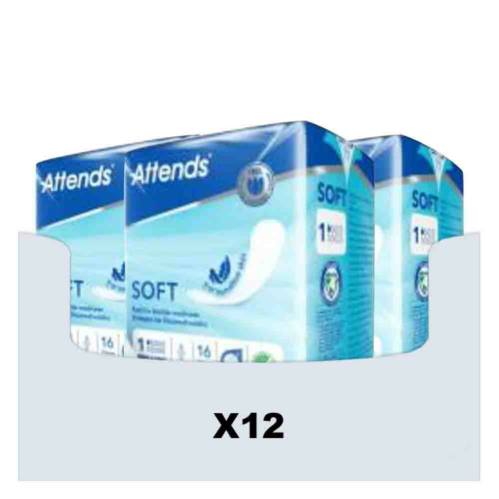 12x Attends Soft Mini Long 1 16 stuks