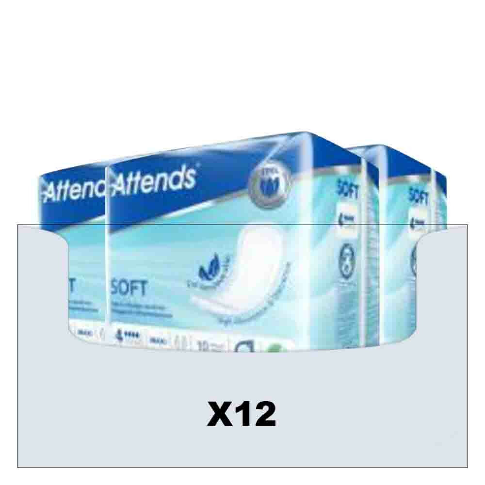 12x Attends Soft Maxi 4 10 stuks