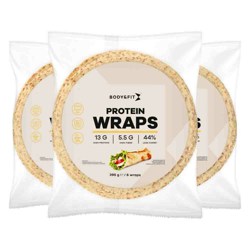 3x Body&Fit Protein Smart Wraps Original 395 gr