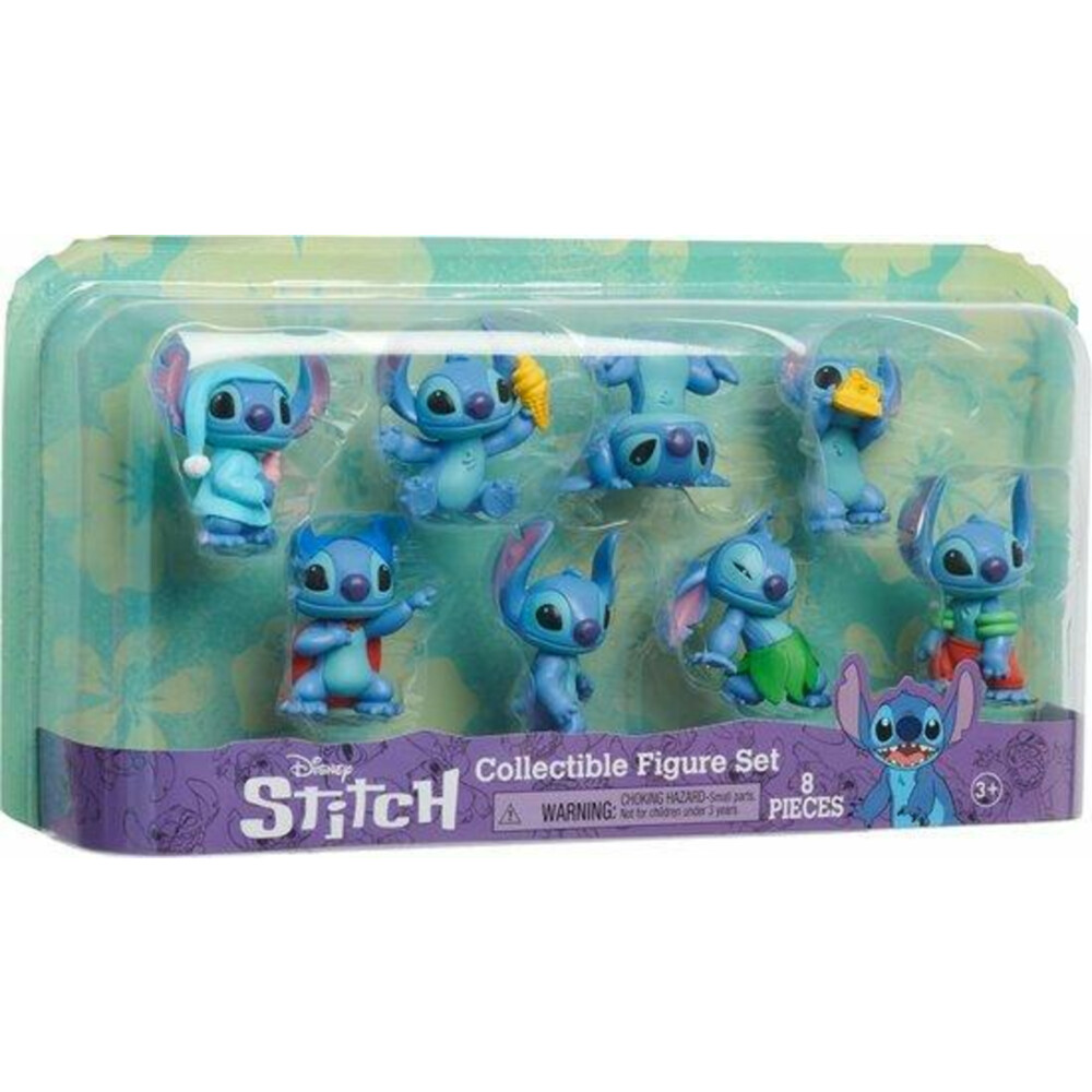 Stitch Collectible Figurenset 8-pack
