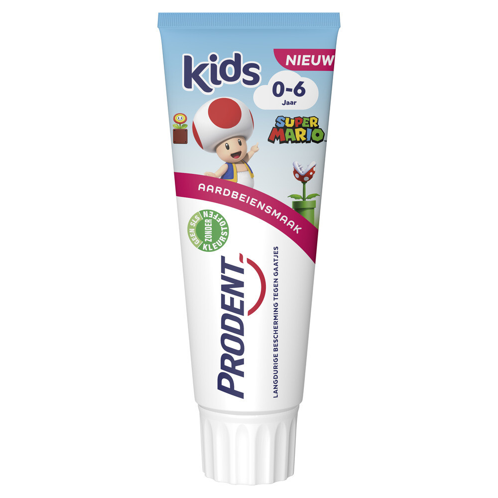 2e halve prijs: Prodent Tandpasta Super Mario 0-6 jaar 75 ml
