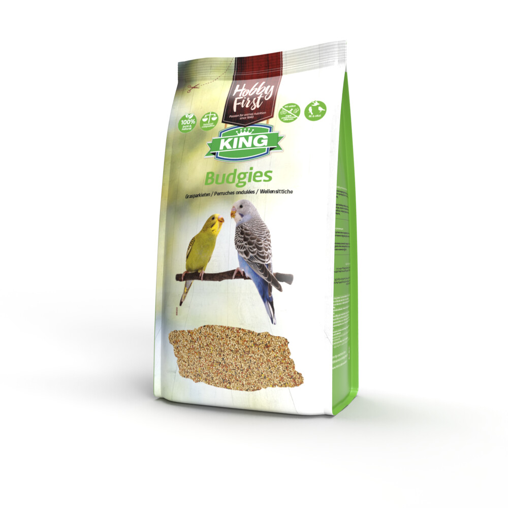 3x HobbyFirst King Grasparkieten 4 kg