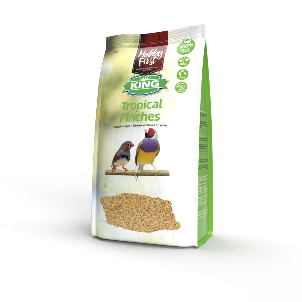 3x HobbyFirst King Tropische Vogels 4 kg