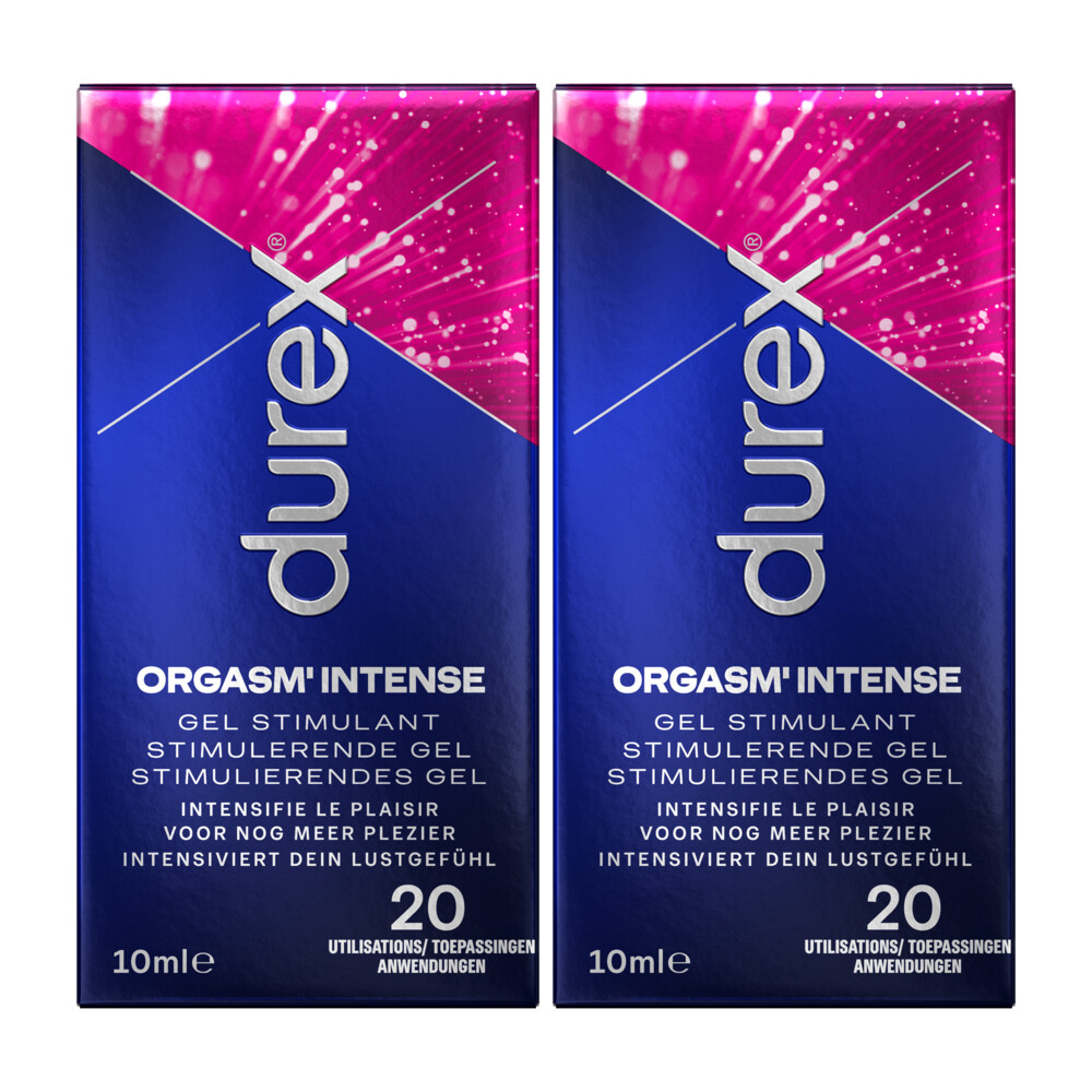 2x Durex Stimulerende Gel Orgasm'Intense 10 ml