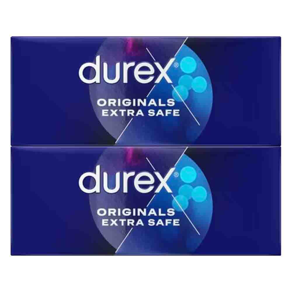 2x Durex Condooms Originals Extra Safe 144 stuks