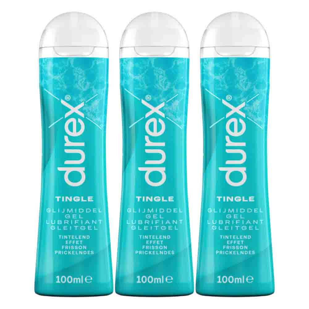 3x Durex Play Glijmiddel Tingle 100 ml