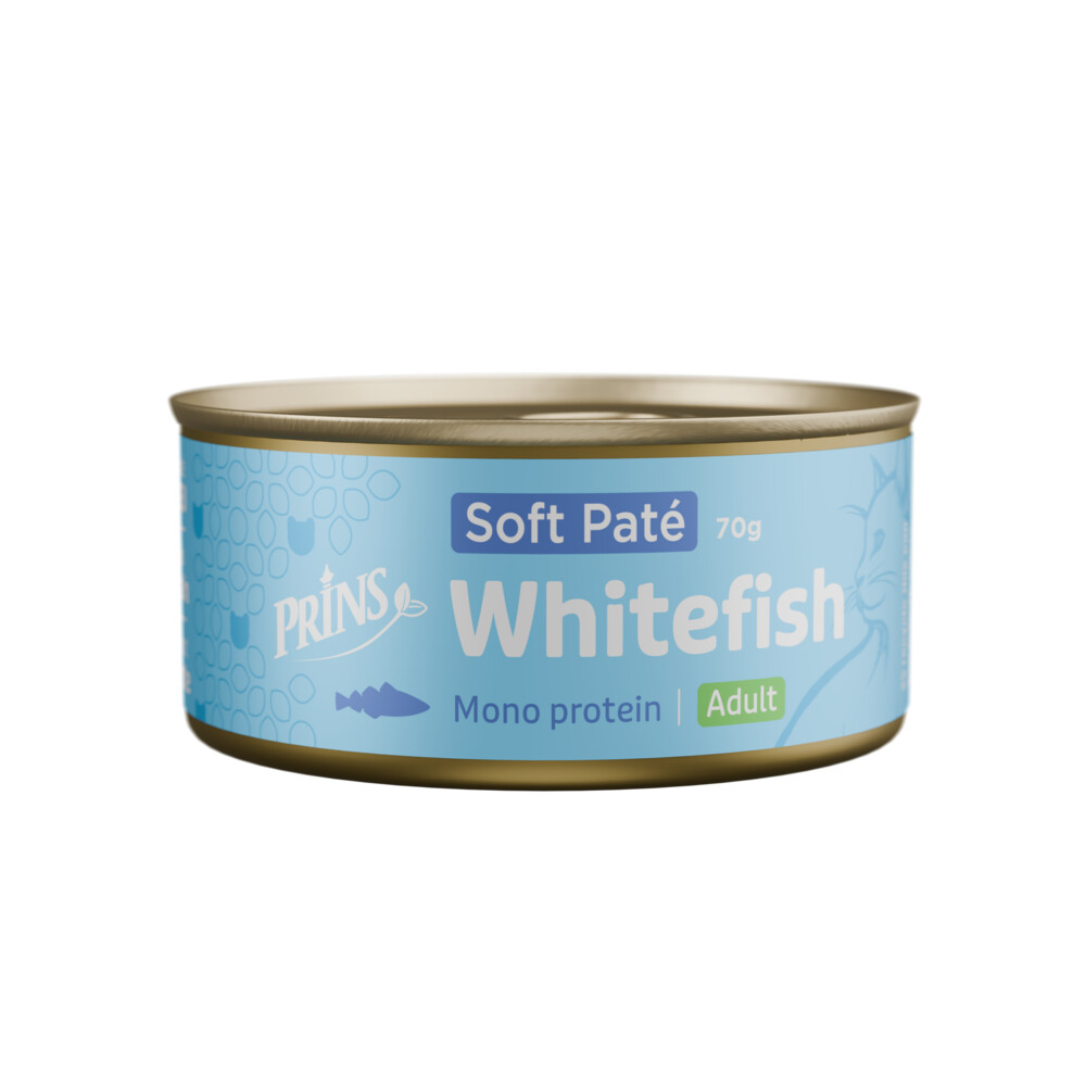 Prins Soft Paté Kattenvoer Nat Witvis 70 gr