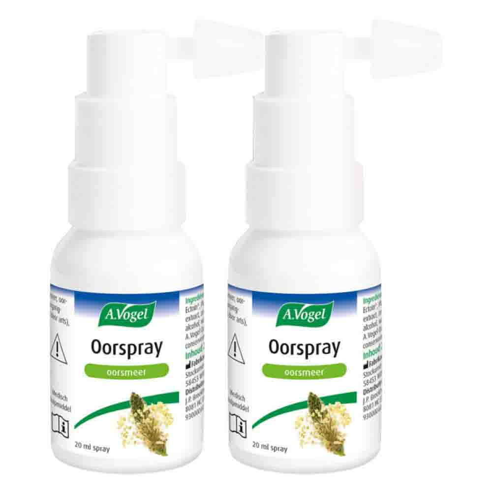 2x A.Vogel Oorspray Oorsmeer 20 ml