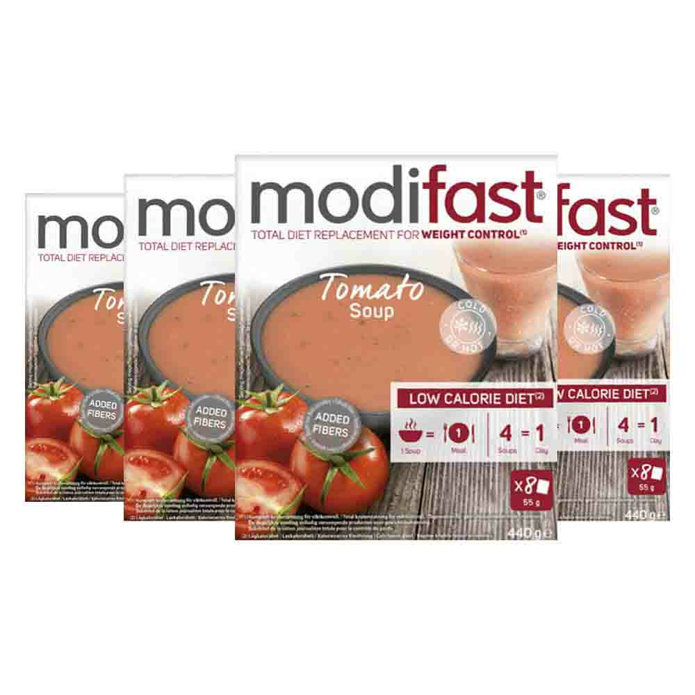 4x Modifast Intensive Soep Tomaat 440 gr