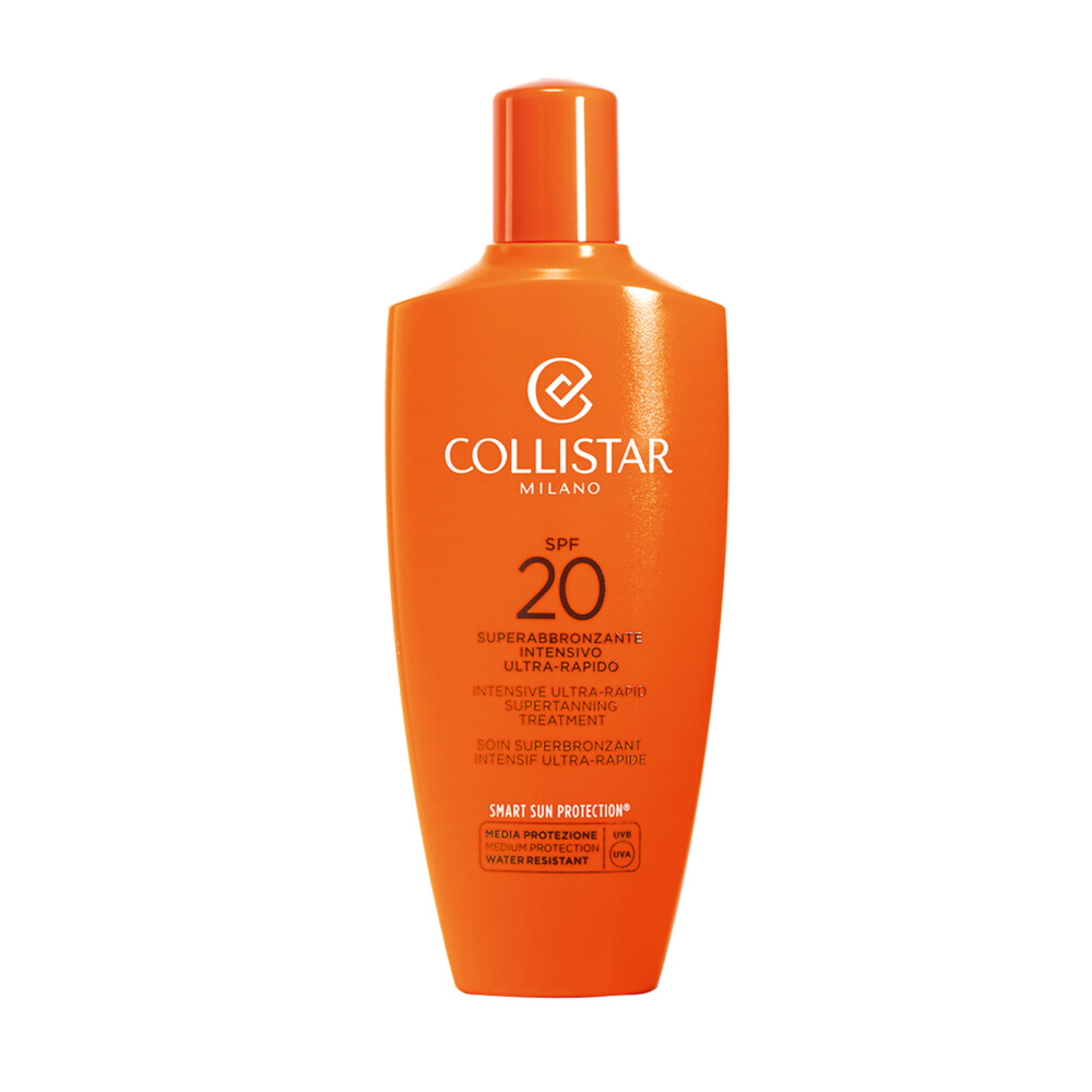 2x Collistar Intensive Ultra Rapid Supertanning Treatment SPF 20 200 ml