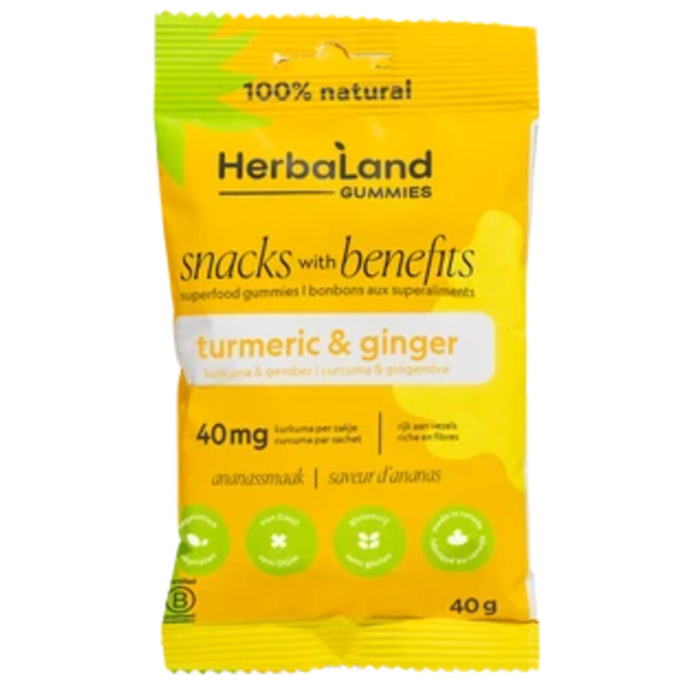Herbaland Gummies Tumeric&Ginger 40 gr