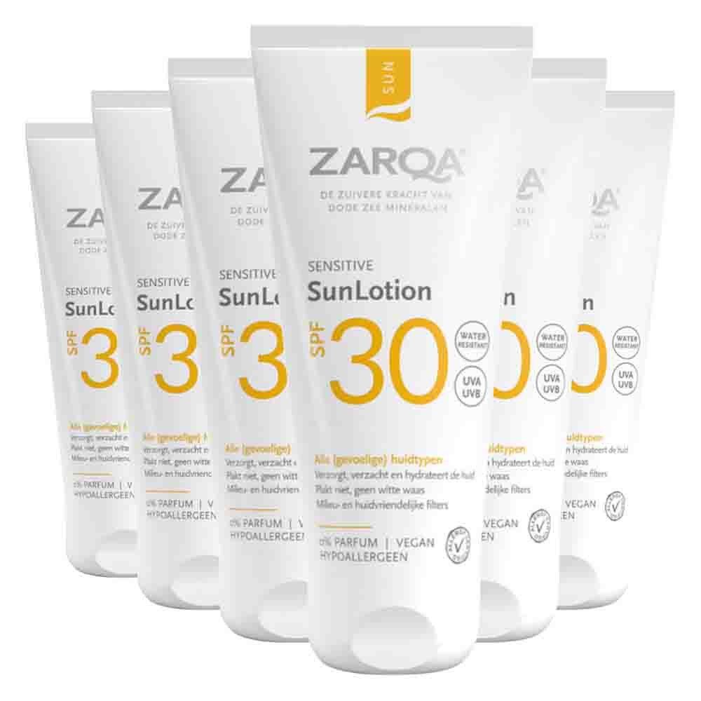 6x Zarqa Sun SunLotion SPF 30 100 ml
