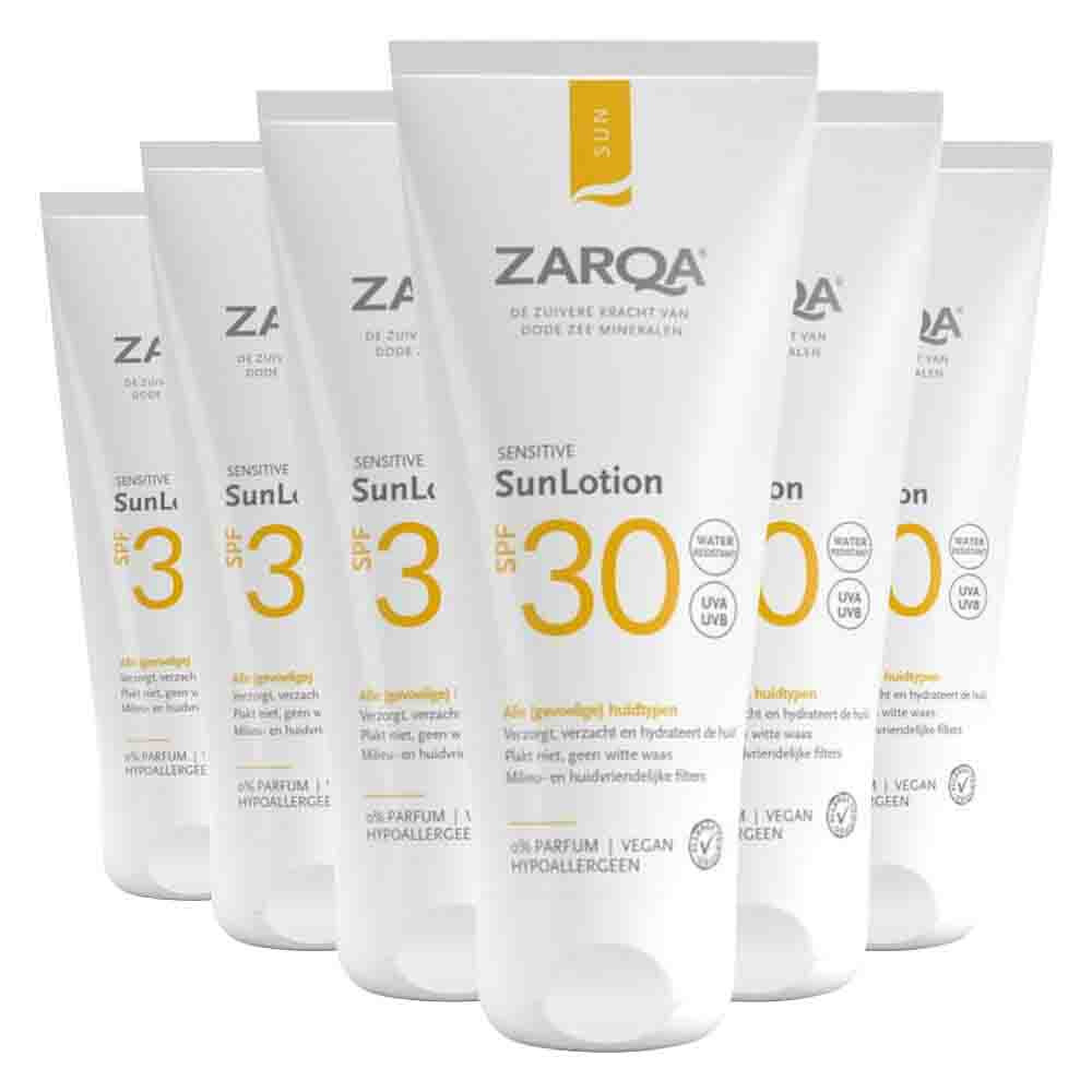 6x Zarqa Sun SunLotion SPF 30 200 ml