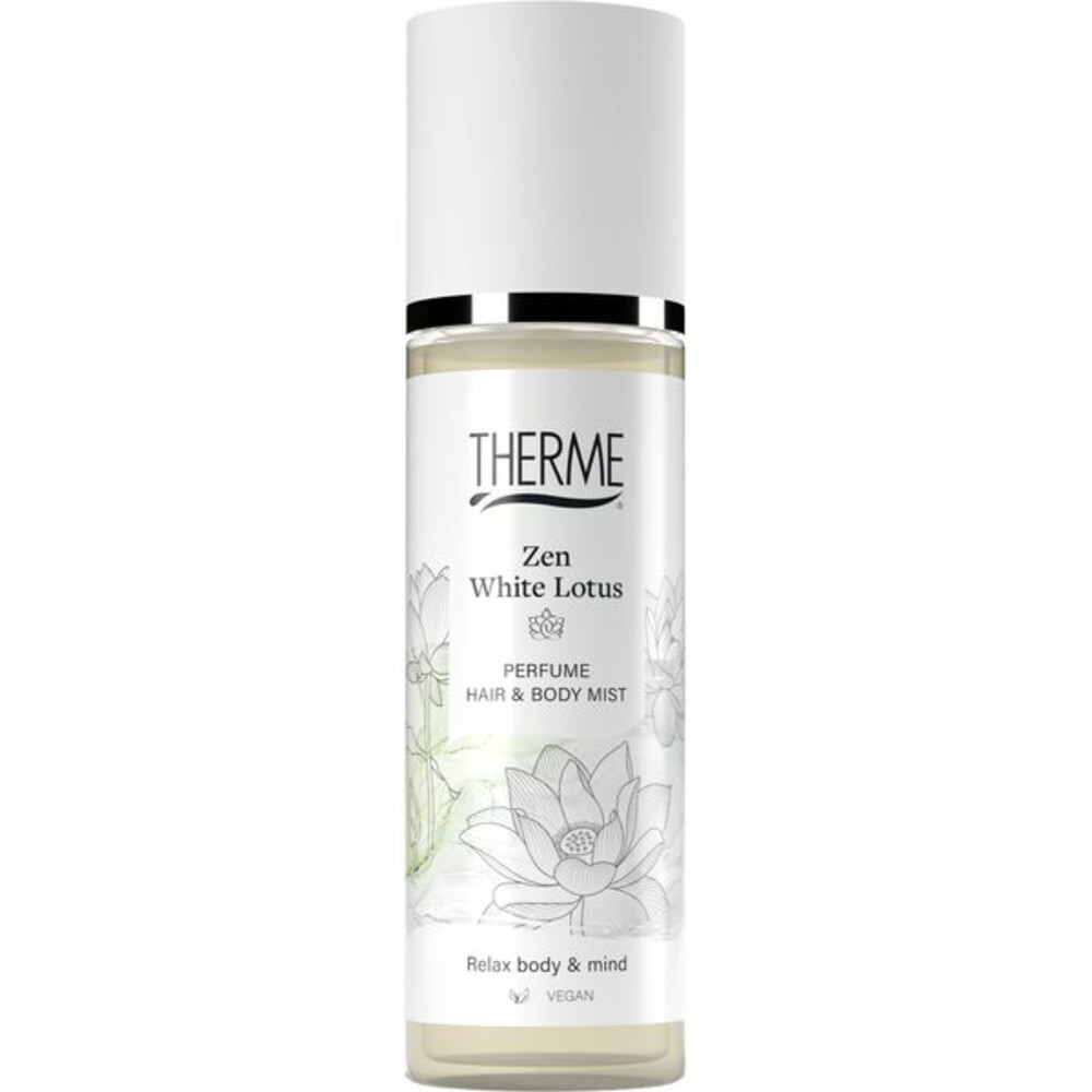 6x Therme Perfume Hair&Body Mist Zen White Lotus 200 ml