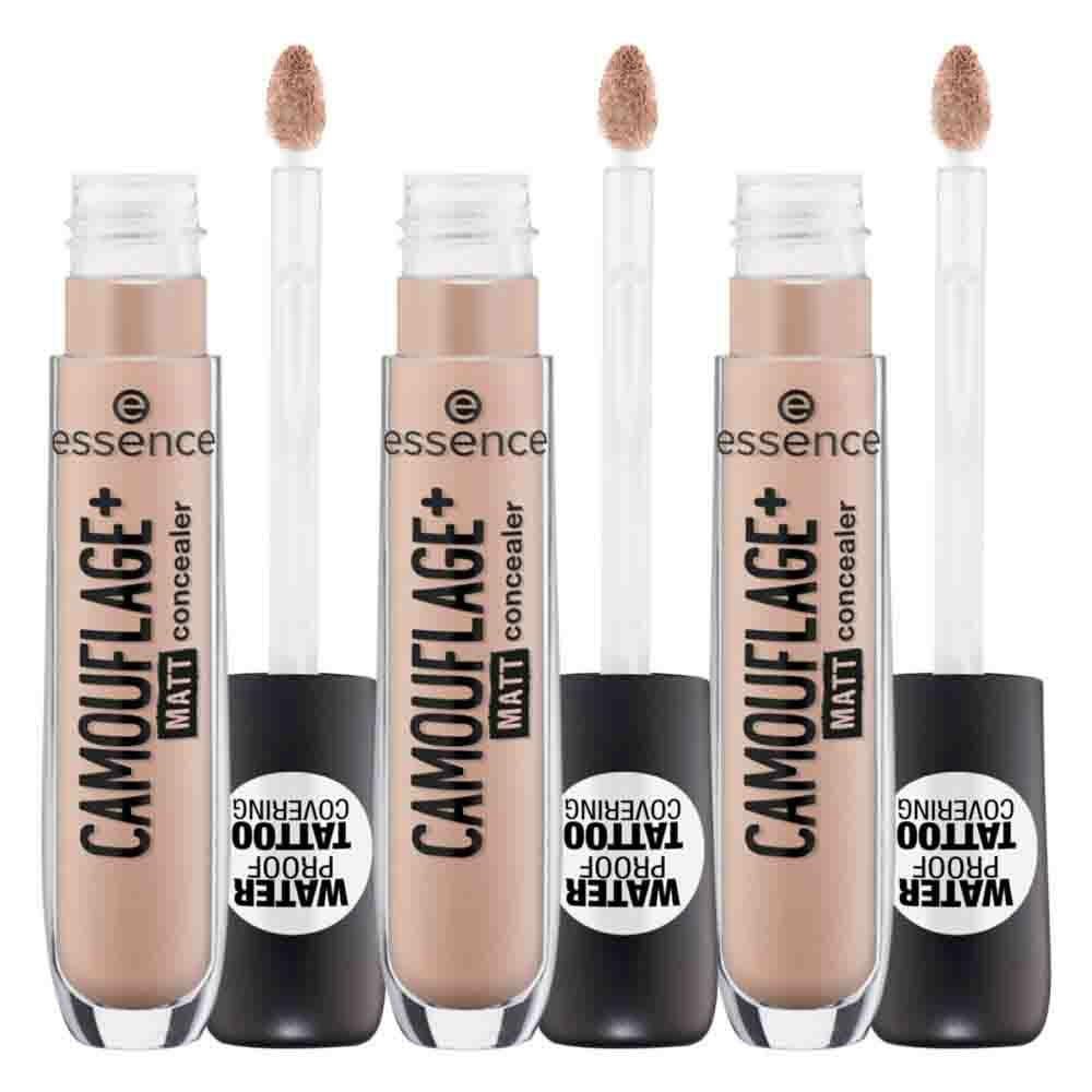3x essence Camouflage+ Matt Concealer 20 Light Ivory 5 ml