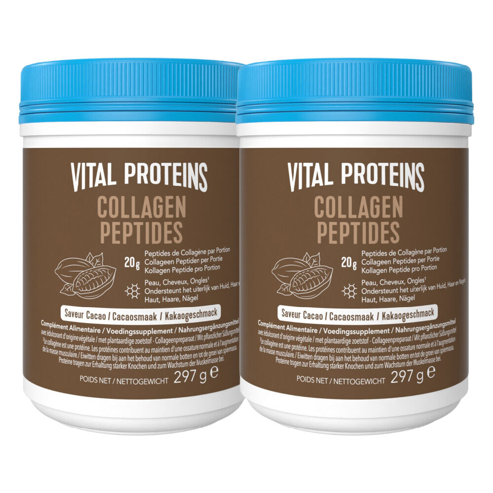 2x Vital Proteins Collagen Peptides Cacaosmaak 297 gr