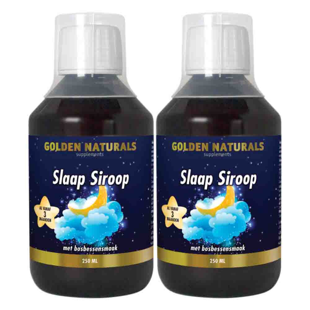 2x Golden Naturals Slaap Siroop 250 ml