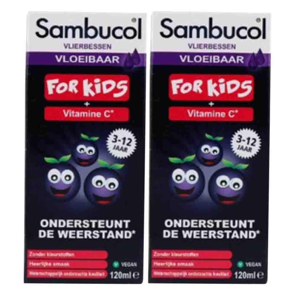 Gratis Verzending: 2x Sambucol For Kids 120 ml