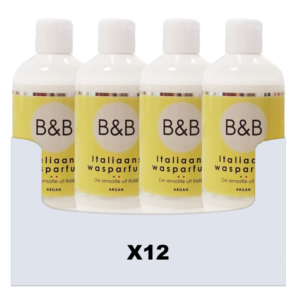 12x B&B Italiaanse Wasparfum Argan 250 ml