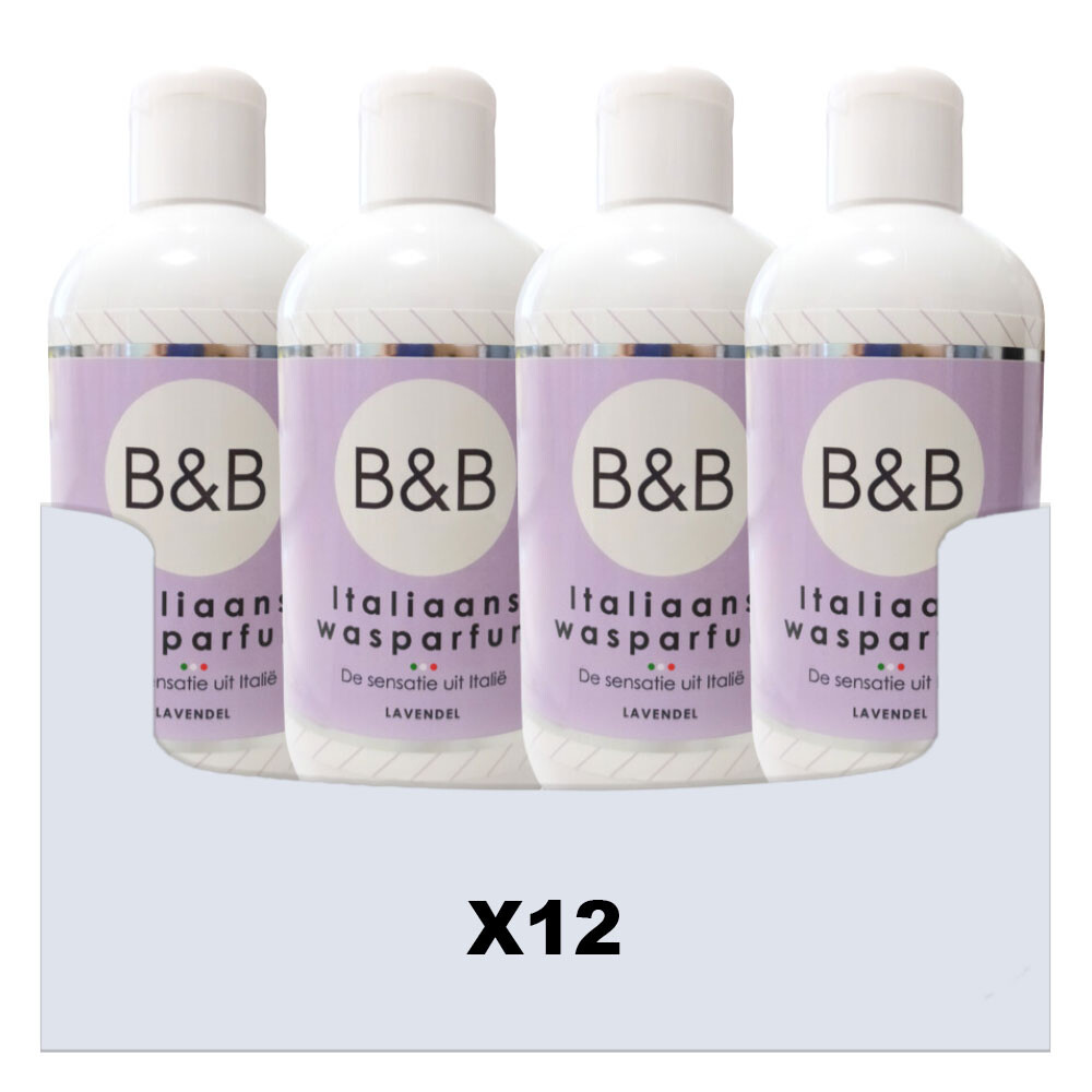 12x B&B Italiaanse Wasparfum Lavendel 250 ml