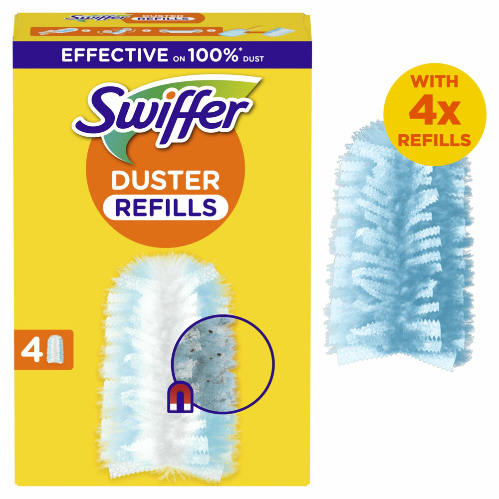 2e halve prijs: Swiffer Duster Navullingen 4 stuks