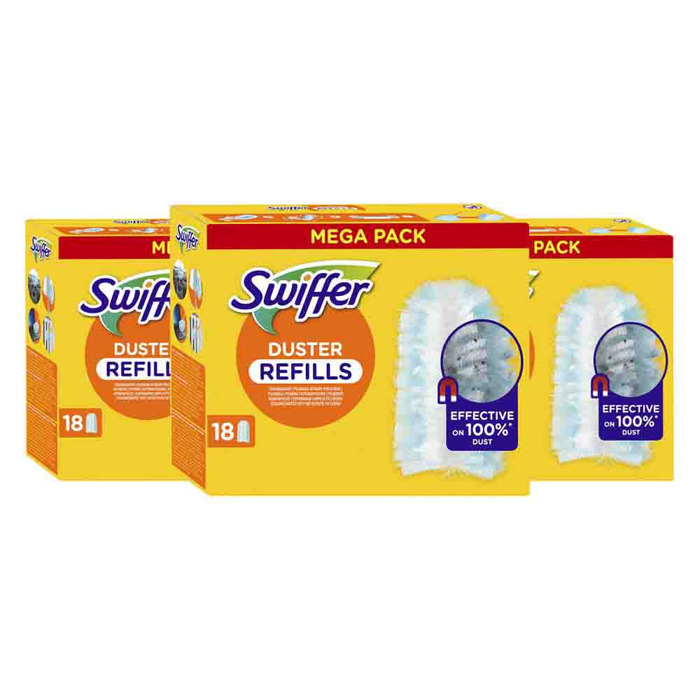 3x Swiffer Duster Navullingen 18 stuks