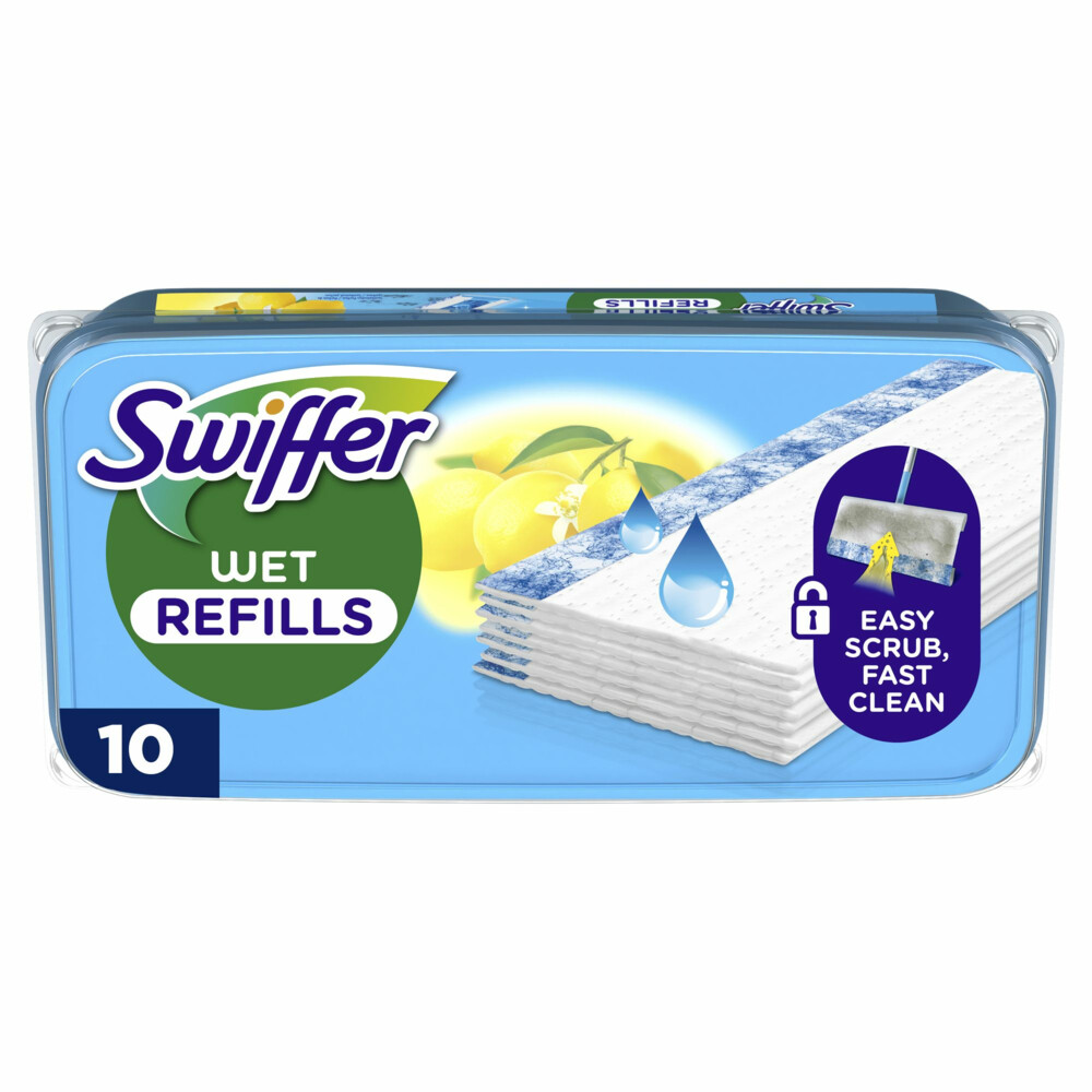 12x Swiffer Vochtige Vloerdoekjes Citrus Fresh 10 stuks